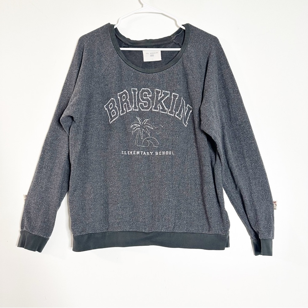 Sol Angeles Anthropologie Briskin Pullover Sweatshirt